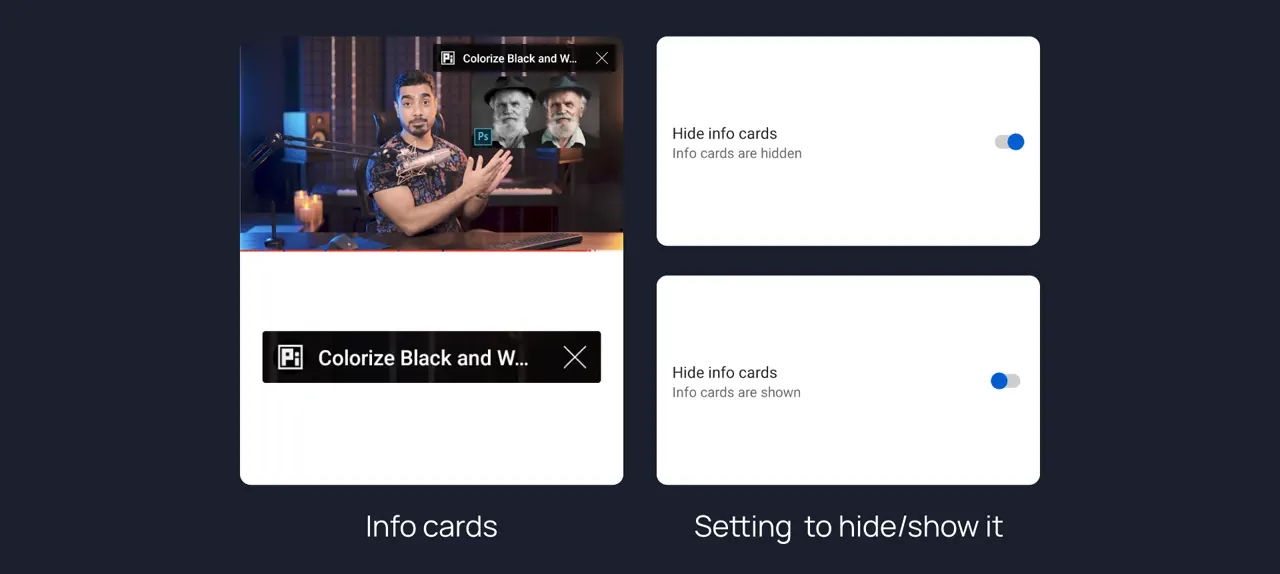 Info cards