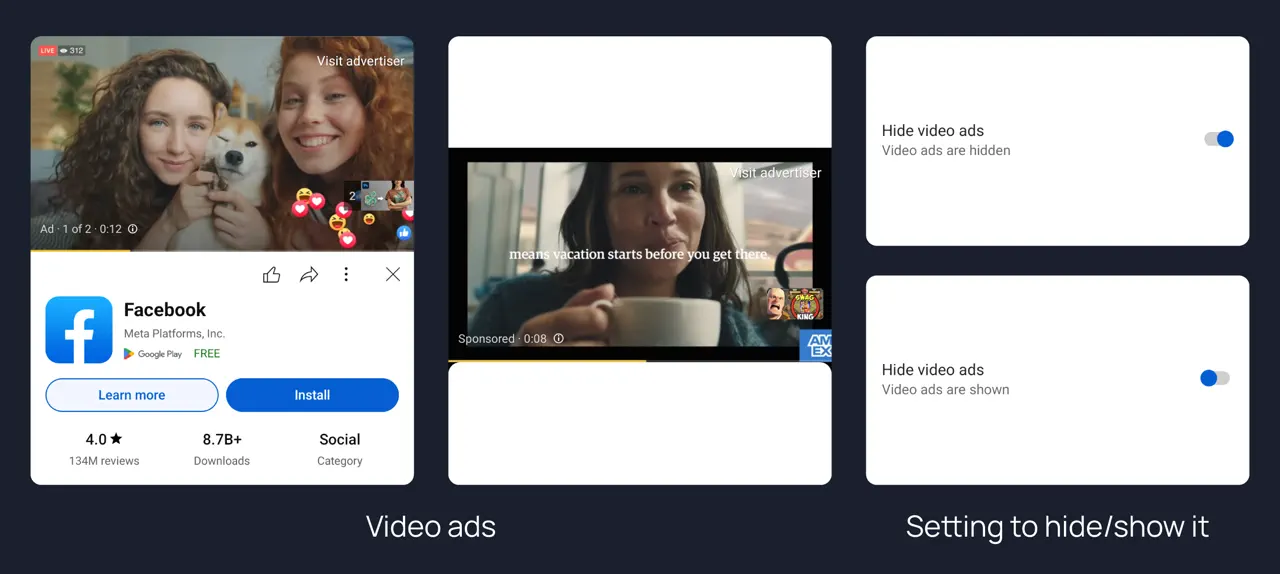 In-stream video ads