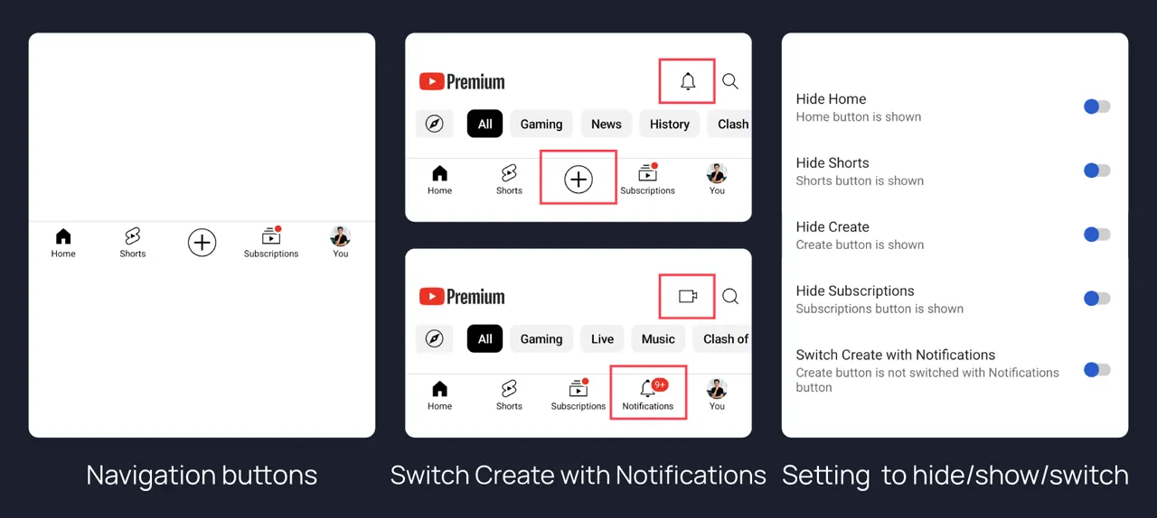 Rebuild the navigation bar
